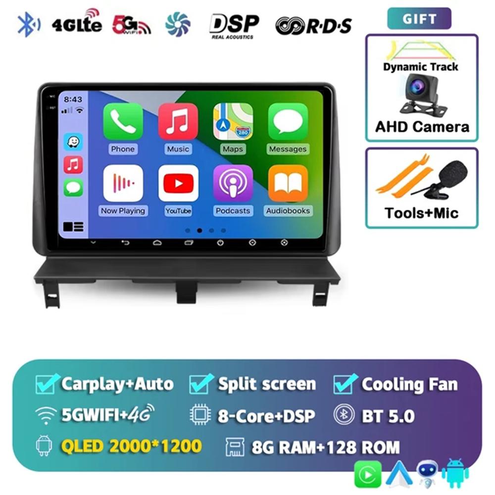 Автомобильное радио Carplay для Peugeot Partner 1 2002-2008 Partner Origin 1 2008-2011 GPS Android Auto Multimedia No 2Din Player Stereo