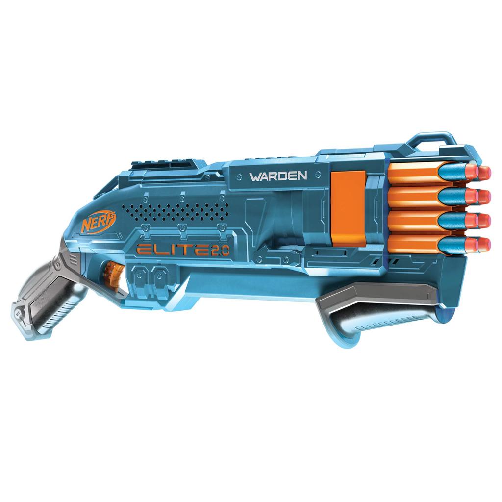 Hasbro Nerf Elite Warden Genuine E9959 16 официальных дротиков включены Тактическая направляющая функция скорострельной стрельбы 2.0 DB-8 +