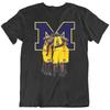 University of Michigan Basketball Team Fab 5 Sports Retro T-Shirt Summer New Men's Women's Retro Fashion Short Sleeve Top