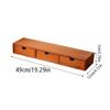 1 Set Wooden Jewelry Storage Cabinet Desktop Sundries Finishing Storage Box Dresser