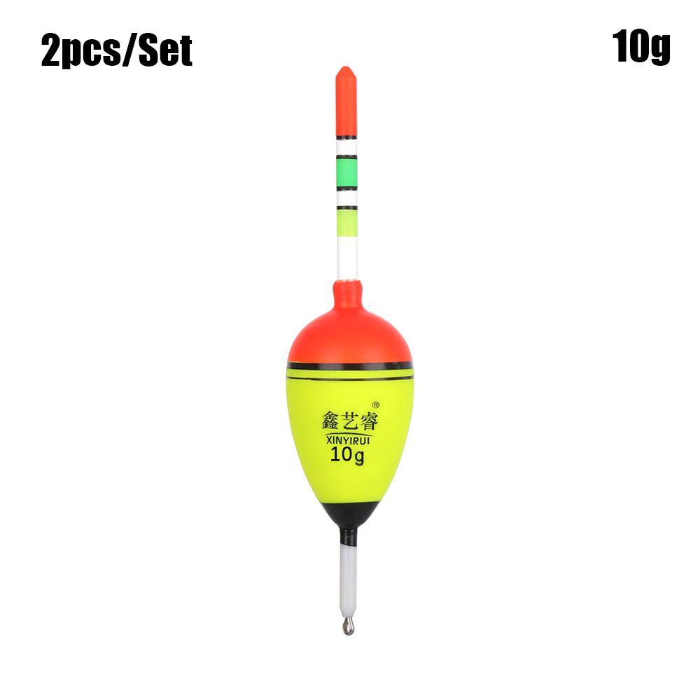 2pcs New Bobber Plastic Fishing Night Float Eva Foam Light Stick Ball Boia