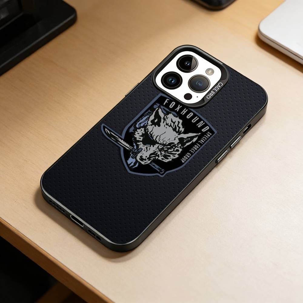 GM-Metal Gear Solid1 Чехол для телефона для iPhone 17,16,15,14,13,12,11 Plus,Pro Max,XS,Цветной Серебряный Покрытый Внутренний Чехол