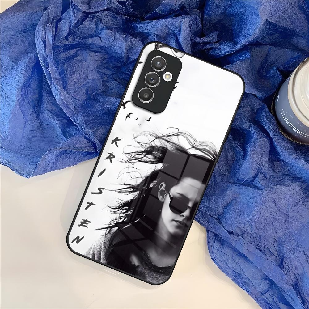 Потрясающая девушка Кристен Стюарт Чехол для телефона для Samsung Galaxy S26 S25 S24 S30 S21 S23 S20 S22 Fe Pro Edge Ultra Plus Стеклянный Чехол