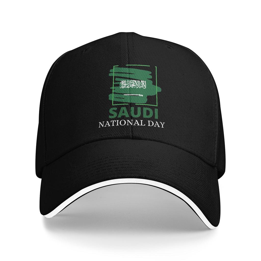 Saudi National Day Baseball Caps Hip Hop Saudi Arabia lover Sandwich Caps for Unisex Women Polyester Hats Cap Workouts