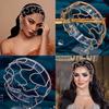 Rhinestone Snake Headband Snake Head Chain Crystal Bridal Headband Wedding Medusa Crown Headpiece Medusa Headband Snake