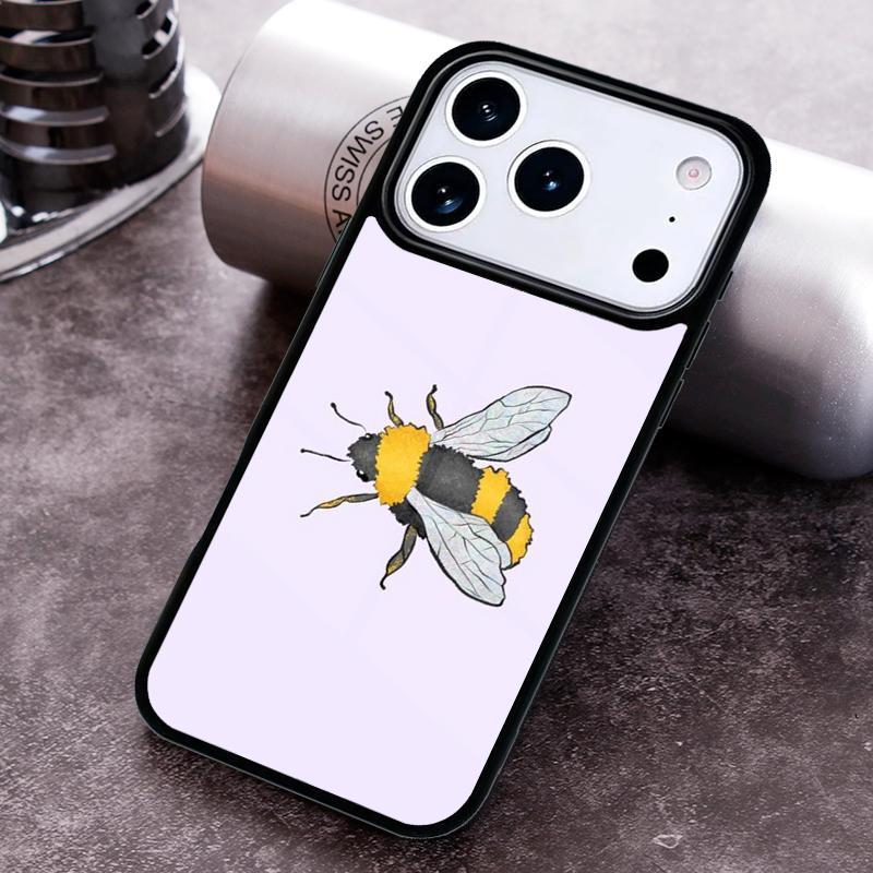 Чехол для телефона с пчелами для iPhone 17 16 15 14 13 12 11 Pro Max Plus 17Air Мягкий силиконовый чехол