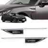 CKU5 2PCS 3D Metal Honda Car Side Fender Emblem Badge Sticker Blade Trim for Civic Accord CR-V Fit - Auto Exterior Styling Accessorie