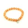 Stones and Minerals. African Sunstone Beads Bracelet 7A Quality 8 Mm. Made In France. Customizable Size.