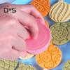 10 stks/set Kerstbal Cookie Cutter Mold Food Grade PP Vaatwasmachinebestendig Druk DIY 3D Fondant Cookie Maker Mold Keuken Bakken Tools