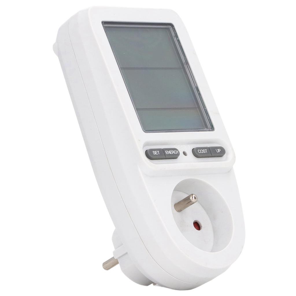 Умная розетка с цифровым дисплеем, измеритель мощности, бытовая интеллектуальная розетка для мониторинга, вилка FR 230 В