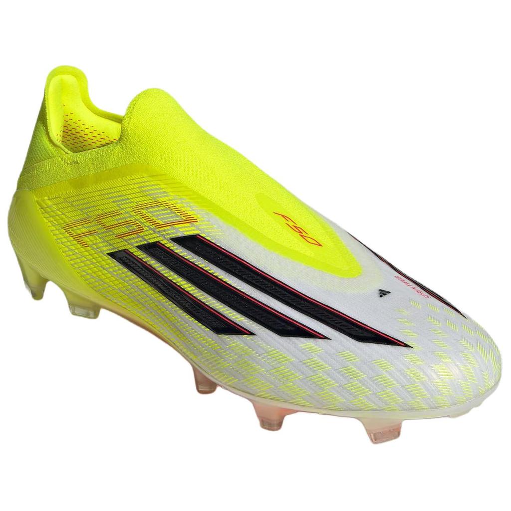 adidas F50 Elite Без шнурков FG Командный Солнечно-Желтый Основной Черный Ярко-Красный Унисекс Кроссовки Team-Solar-Yellow-2 JR6458