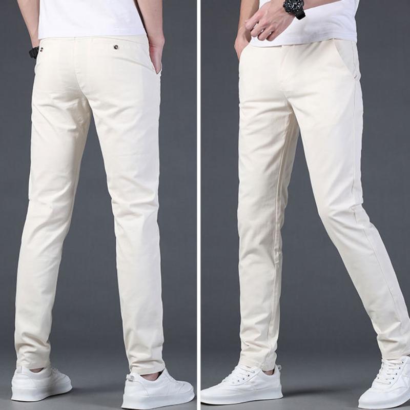Spring Casual Pants Men's Slim-fit Feet Pants Fashion Korean Version of The Stretch All-match Men's Trousers