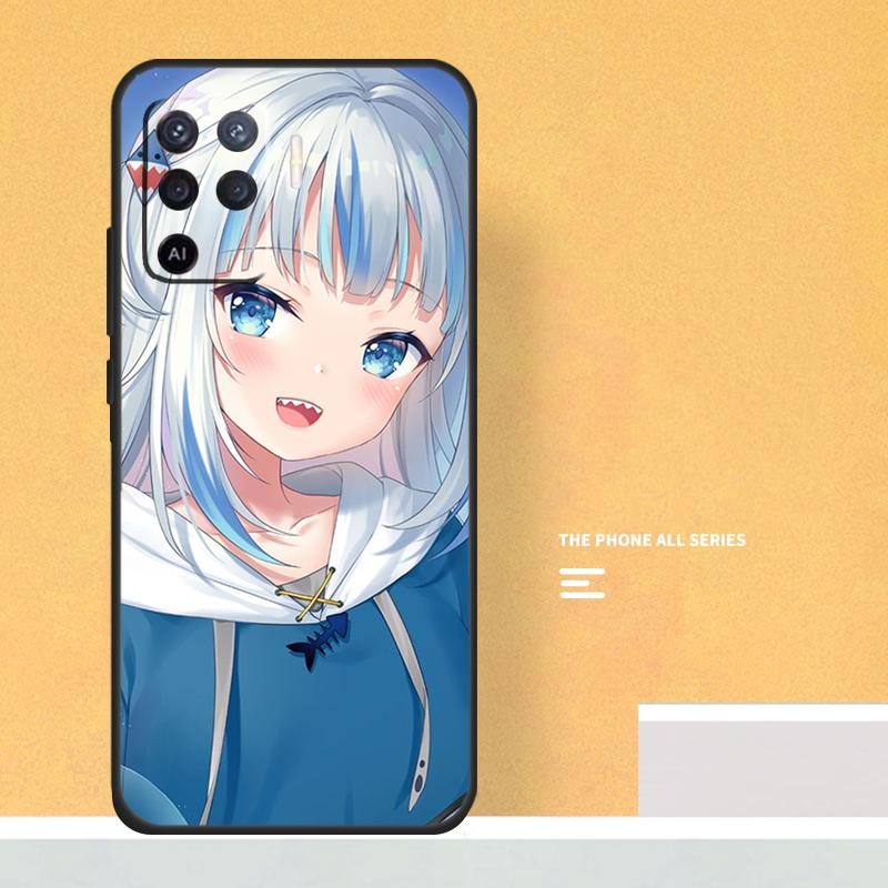 Anime Hololive Gawr Gura Case For Oppo A80 A60 A40 A6 A5 Pro A15 A16 A17 A57 A94 A74 A54 A76 A96 A18 A38 A58 A78 A98