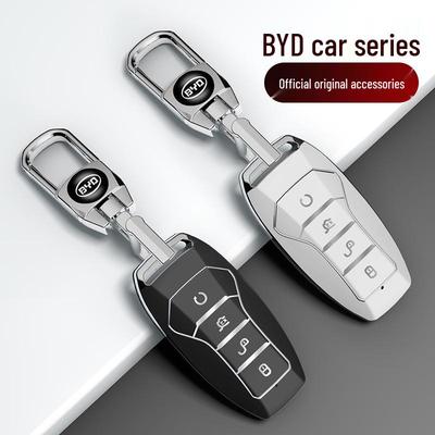 Чехол для ключей, совместимый с моделями BYD Han EV, Tang DM/MAX, Song Pro, Qin PLUS, Yuan - женская сумка Shell Buckle Bag.