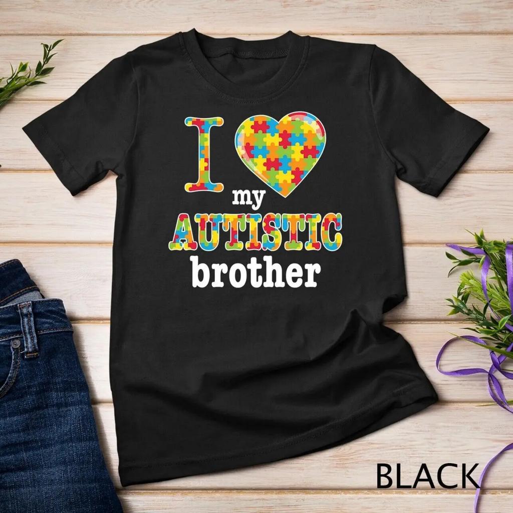 Love Autistic Brother Autism Awareness T shirt