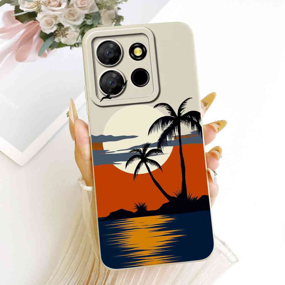 For Infinix Smart 7 Plus Case Beautiful Butterfly Cover For Infinix Smart7 Plus Smart7Plus Silicone Soft Phone Shell Capas 6.6"