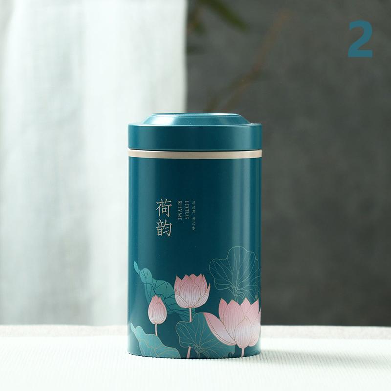 Empty Tin Tea Pot Tea Box Household Storage Portable Tea Pot Sealed Pot Living Room Coffee Table Decorative Accessories