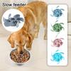 Pet Slow Feeder Silicone Dog Bowl Insert with Suction Cups Food Grade Anti-choking Dog Slow Eating Feeder