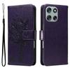 For Motorola Moto G56 5G Phone Case with Stand Cat Tree Pattern Leather Wallet Mobile Cover