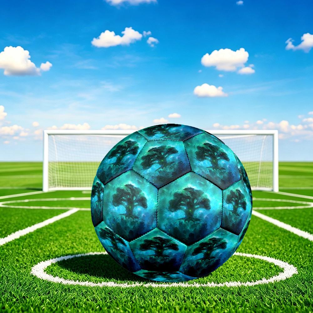 1pc Galactic Tree Size 5 Soccer Ball Professional Match Training Football Indoor &Outdoor Sports Ball Lightweight Durable c6531