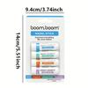 4 Portable Refreshing Breathing Nose Sticks, Fatigue Refreshing and Invigorating Nose Suction, Cooling Oil Mint Double-hole Nose Suction Sticks