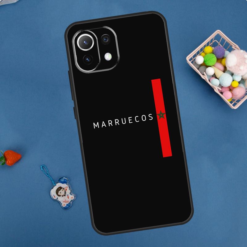 Morocco Map Flag Case For Xiaomi 13 14 15 Ultra 11T 12T 13T 14T Pro POCO X7 Pro X3 X5 X6 M6 F5 F6 Pro Cover