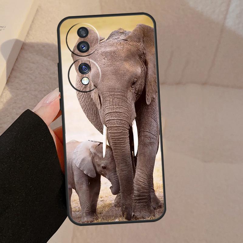 Слон Ребенок Природа Для Honor Magic 7 6 5 Lite V5 Чехол Для Honor 400 Pro 200 50 70 90 X8a X8b X9a X9b X9c Обложка