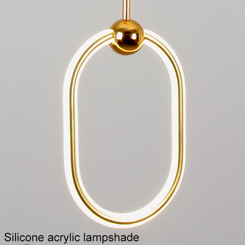 Скандинавские светодиодные подвесные светильники Подвесной светильник Внутреннее освещение Декор комнаты Дом Обеденные столы Гостиная Спальня Украшение Прикроватная лампа