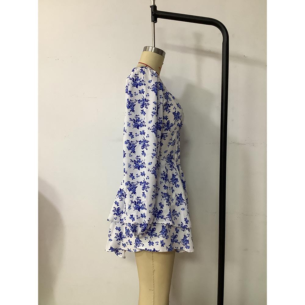 Женские летние милые тонкие праздничные короткие платья с принтом