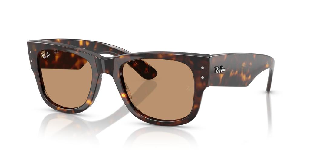 Солнцезащитные очки Wayfarer Mega Havana Brown 0RB0840SF Поляризационные [Ray-Ban] 902/5352