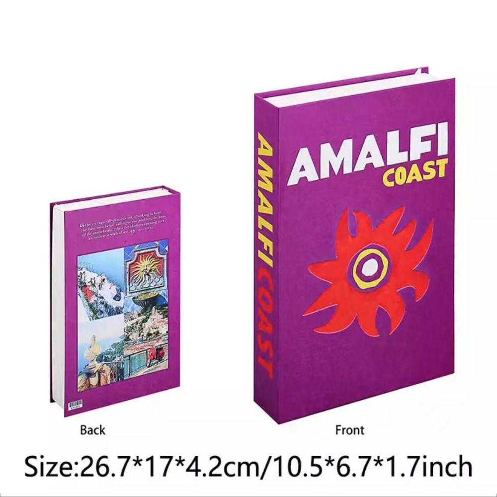 Украшение комнаты Художественная атмосфера Опора Книги Модель Коробка для хранения книг Моделирование книги Поддельные книги