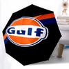 Gulf Brand Logo Design Folding umbrella 8 paraphenoid bones Umbrella Sun umbrella Gift travel