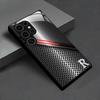 Sleek Black Silver Sports phone case s26 ultra case glass mobile phones for Samsung Galaxy S26 S25 S24 S23 S22FE Ultra Plus
