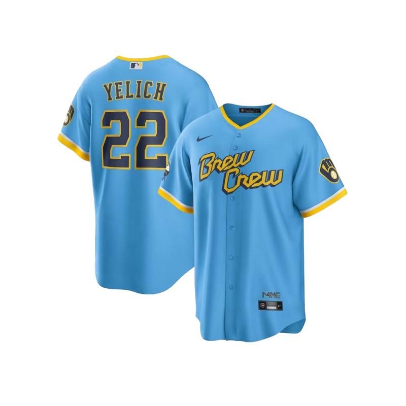 Milwaukee Brewers MLB Baseball Jersey Embroidered 11 9 22 Number Custom Sportswear Men Women Fall