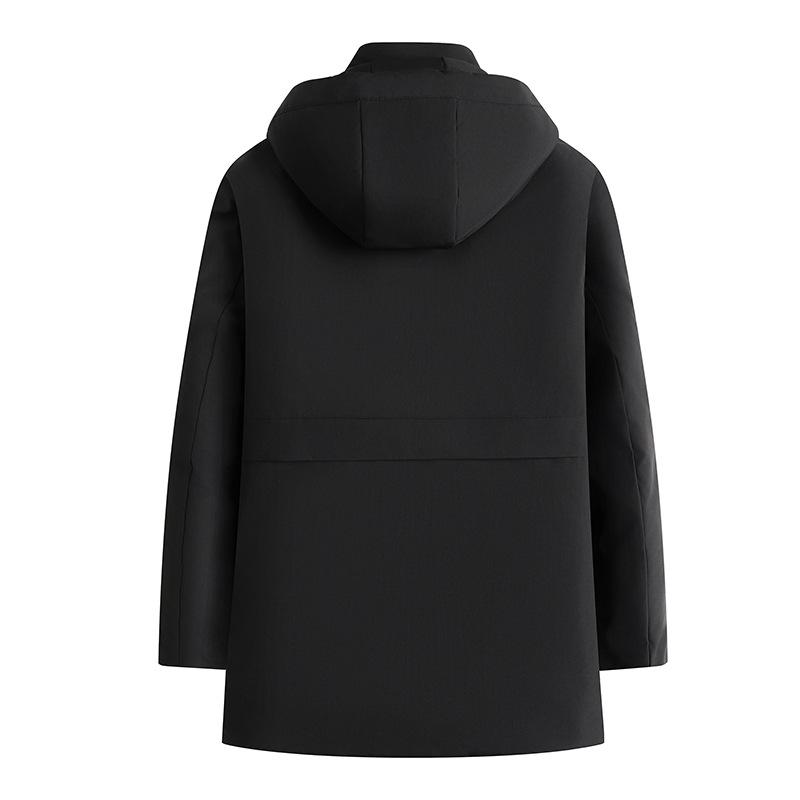 New Winter Style Marten Velvet Parka Daddy Wear Middle-aged Business Men's Jacket Plus Lint Cotton Jacket