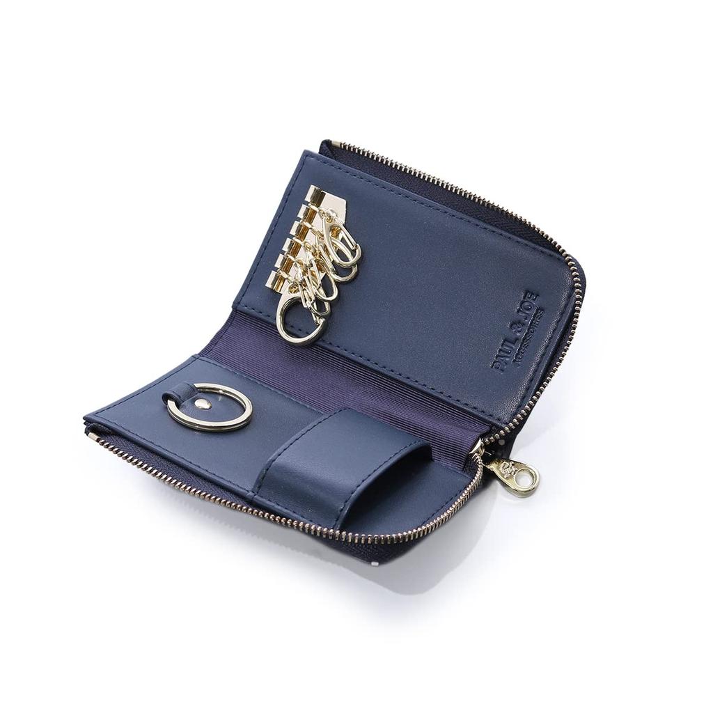 Paul & Joe Accessories Smart Key Case for Women (PJA-W575) - Exclusive, Navy Blue, Compatible with Smart Keys
