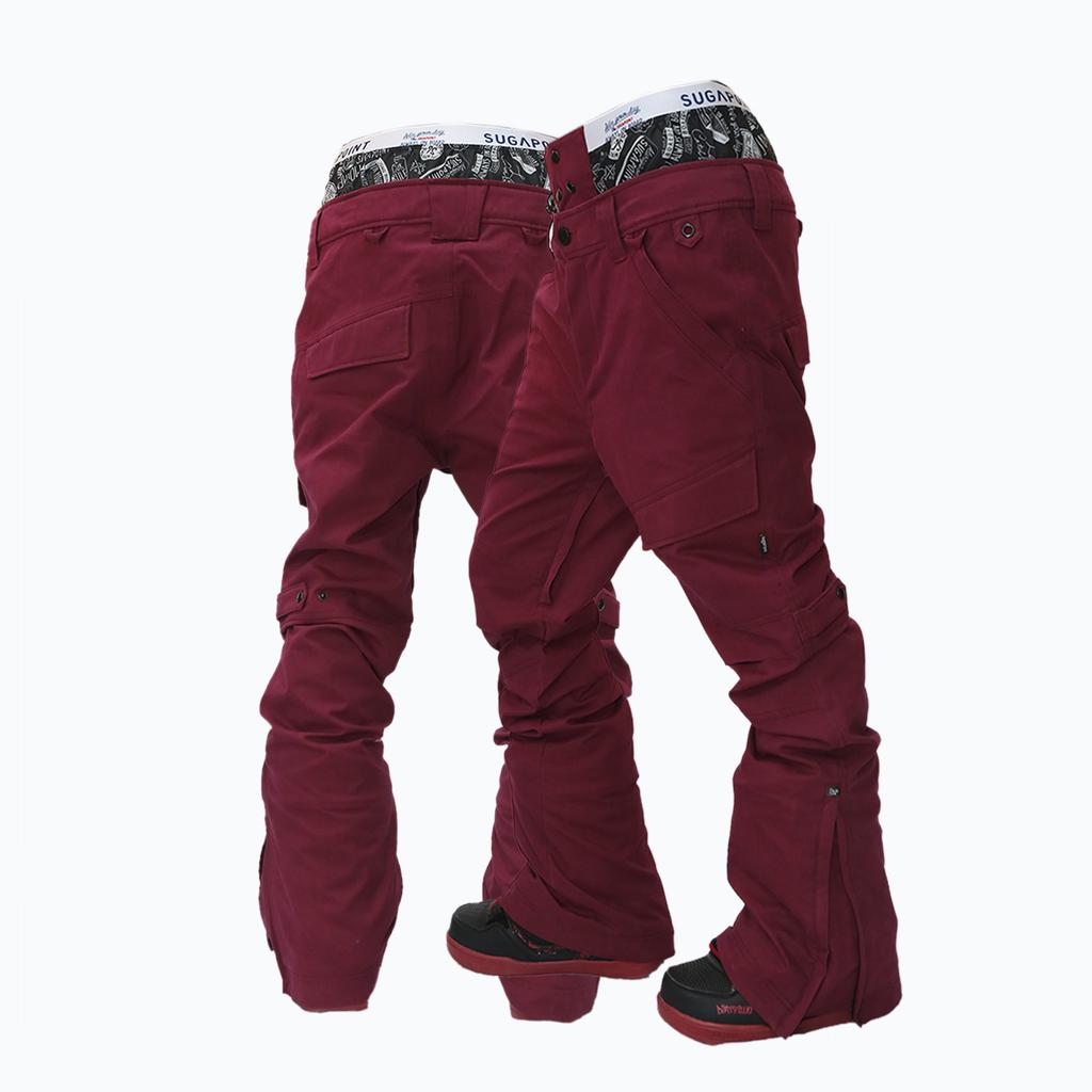 SUGAPOINT Мужские узкие шорты для катания Rider 59 Slim - Бордовый