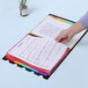 Flexible Stave Storage Holder 20Pages Music Clip Folder High-quality Music Score Folder