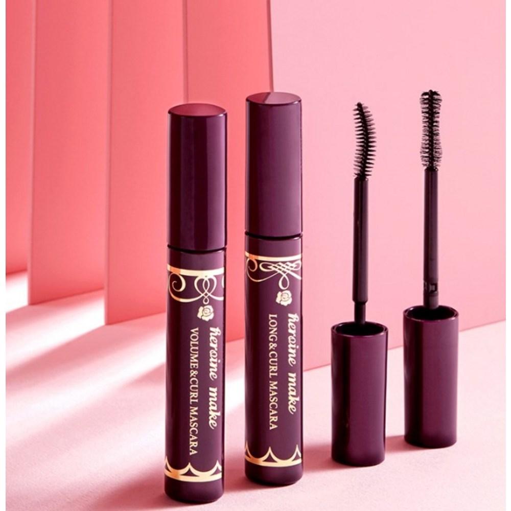 Kiss Me Тушь для ресниц Heroine Make Long & Curl Mascara EX 6 г, насыщенный черный цвет, 6 шт.