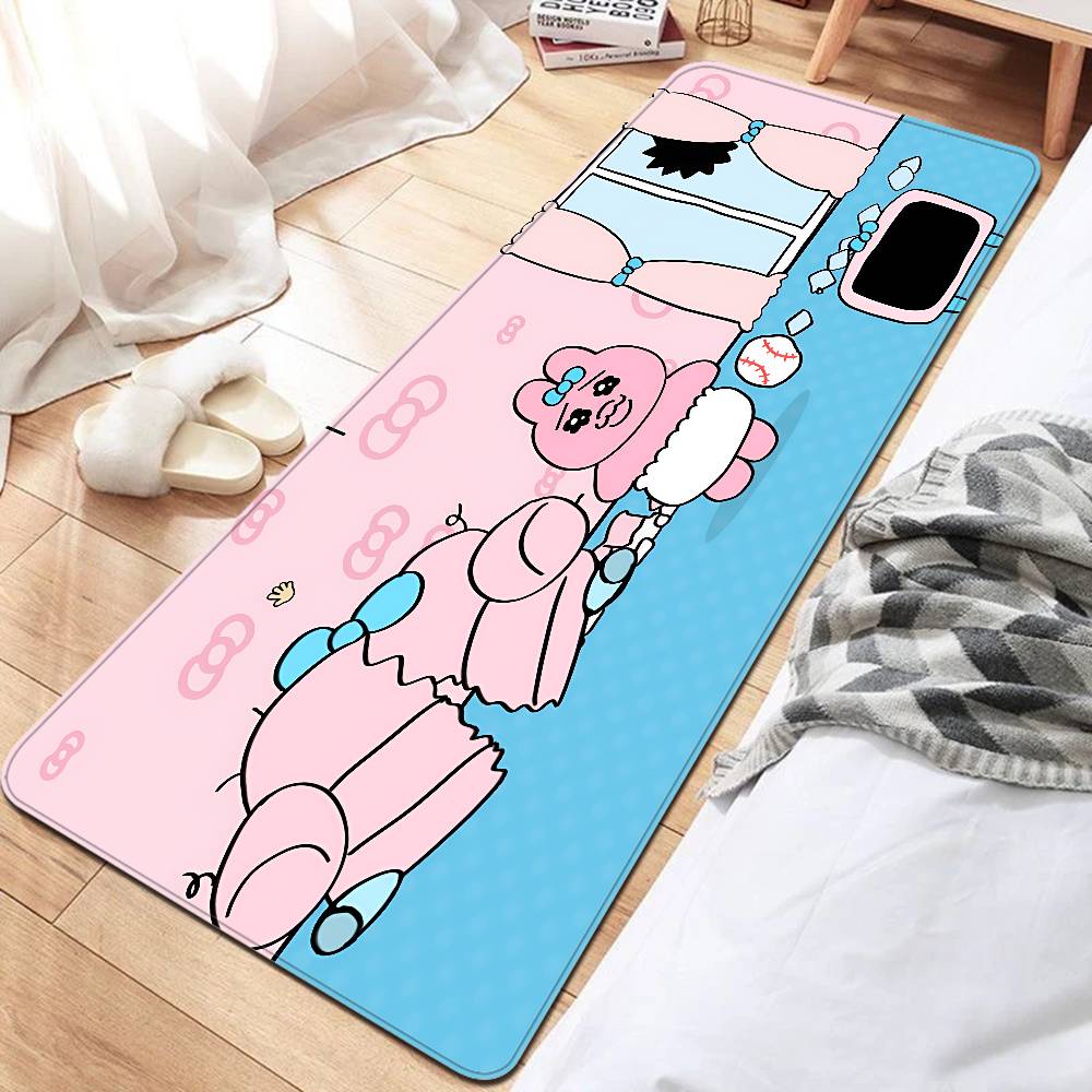 O-OpanchuS-S Usagi Bathroom Mat Retro Multiple Choice Living Room Kitchen Rug Non-Slip Bedside Mats
