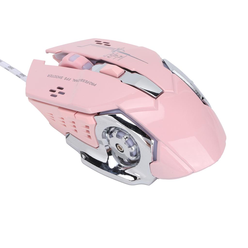 Wired Mouse 6Button USB Port Gaming Luminous Ergonomic Optical Computer Accessories