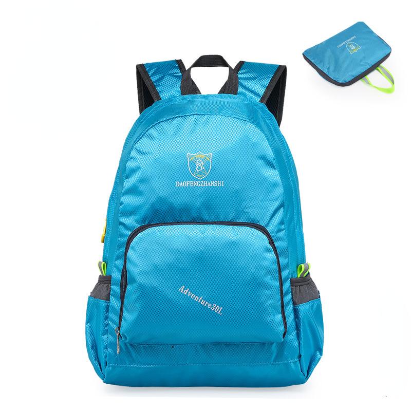 Спорт на открытом воздухе, складной рюкзак с двойным плечом, водонепроницаемая портативная сумка, многофункциональная дорожная сумка для альпинизма