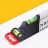 Aluminum Zinc Zinc Alloy Bubble Level Gauge Measuring Tools Multi-functional Ruler Woodworking