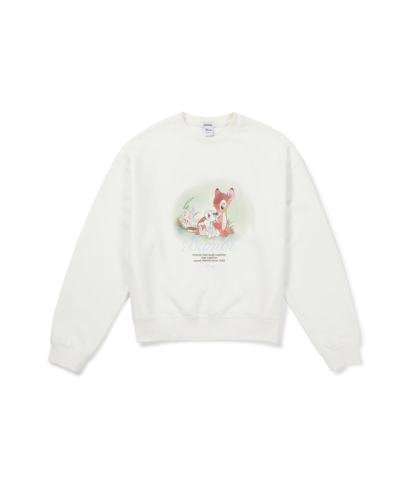 CLOVE [26Fw CLOVE] Худи Bambi (слоновая кость)