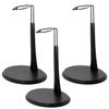 16 Scale Simple Doll Stand Black Tamashii Stage Pedestal Drawing Doll W136 X D97 X H120-200mm Display Stand Waist Circumference (3 piecesB) Aisaki