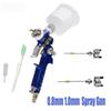 Mini Pneumatic Spray Gun H-2000 Professional 0.8/1.0mm Nozzle 125ml For Car Painting Repair Pneumatic Spray Gun Mini Spray Gun