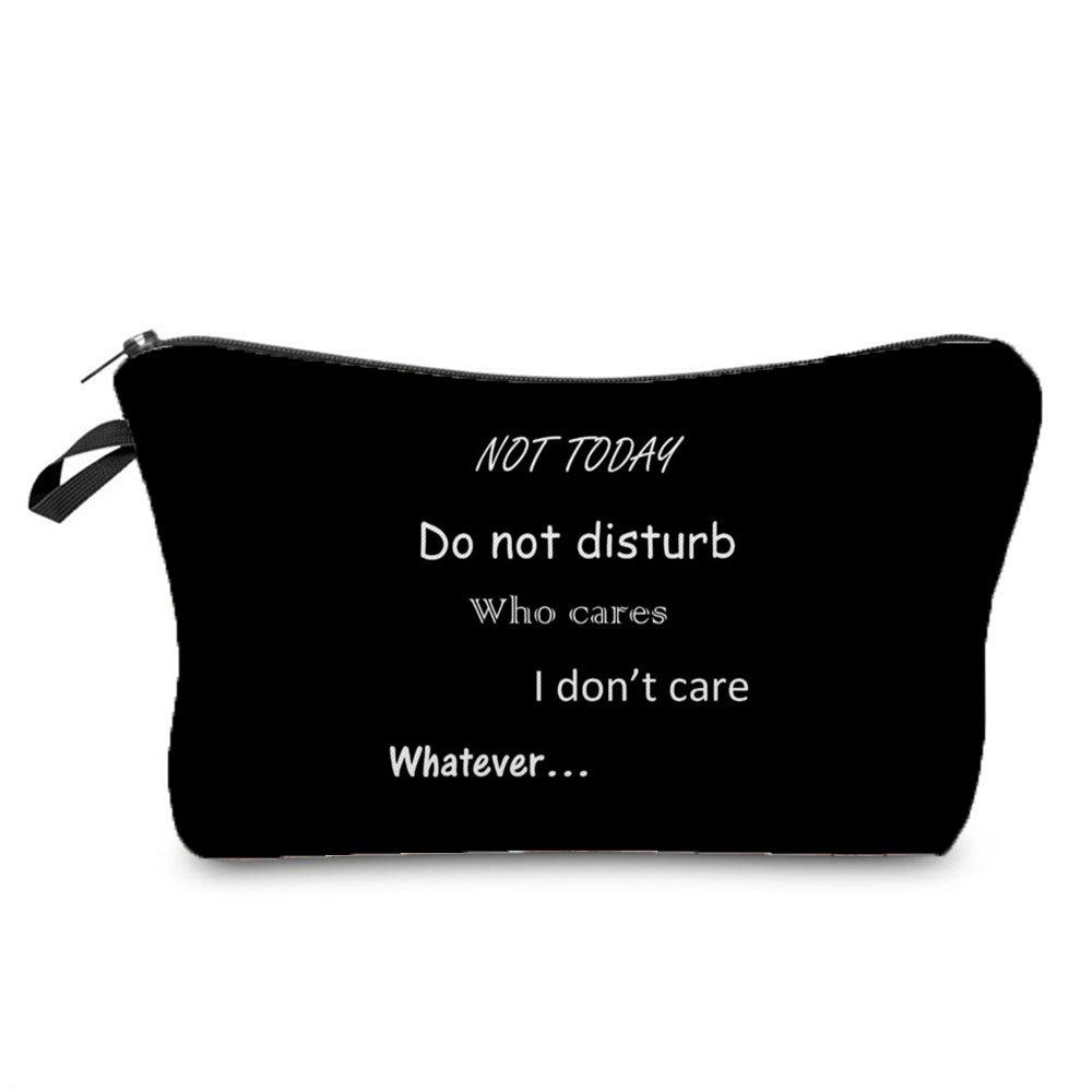 Женская косметичка с принтом английского алфавита Органайзер для туалетных принадлежностей Дорожный чехол для хранения 6696