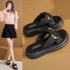 Stepping On Shit Slippers Women's 2025 New Summer Wear Fashion Cool Slippers with Skirts Small Fragrant Temperament One-word Drag