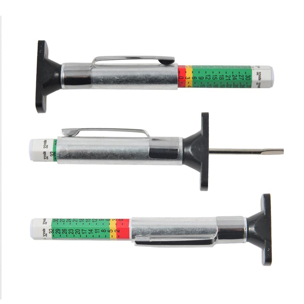 1-10PCS 25mm Car Tyre Tire Tread Depth Gauge Meter Caliper Thickness Gauges Monitoring System Tire Wear Detection Measuring Tool