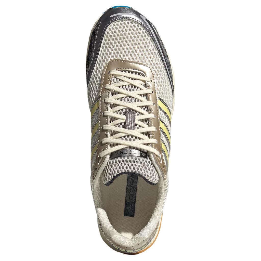 adidas Adizero Adios Og Классические Универсальные Кроссовки для Бега Унисекс Бело-Желтые JQ6714